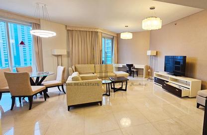 Apartment - 1 Bedroom - 2 Bathrooms for rent in Burj DAMAC Marina - Marina District - Lusail