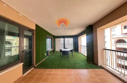 شقة - غرفة نوم - 2 حمامات للايجار في طريق بورتو الغربي - بورتو أرابيا - جزيرة اللؤلؤة - الدوحة