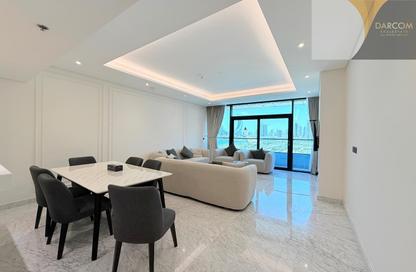 Apartment - 2 Bedrooms - 3 Bathrooms for rent in Lusail Marina Heights - Marina District - Lusail