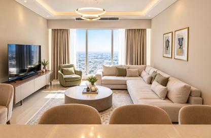 Hotel Apartments - 1 - 1 for rent in 35 West Bay - West Bay - Doha