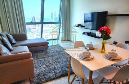 Apartment - 2 Bedrooms - 2 Bathrooms for rent in Zig Zag Tower B - Zig Zag Towers - West Bay - Doha