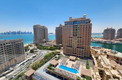 Apartment - 1 Bedroom - 2 Bathrooms for rent in Tower 29 - Porto Arabia - The Pearl Island - Doha Apartment - 1 Bedroom - 2 Bathrooms for rent in Tower 29 - Porto Arabia - The Pearl Island - Doha