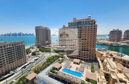 Apartment - 1 Bedroom - 2 Bathrooms for rent in Tower 29 - Porto Arabia - The Pearl Island - Doha Apartment - 1 Bedroom - 2 Bathrooms for rent in Tower 29 - Porto Arabia - The Pearl Island - Doha