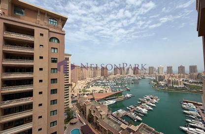 Apartment - 2 Bedrooms - 3 Bathrooms for rent in Tower 8 - Porto Arabia - The Pearl Island - Doha
