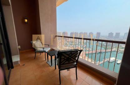 Apartment - 2 - 3 for rent in One Porto Arabia - Porto Arabia - The Pearl Island - Doha
