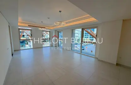 شقة - غرفة نوم - 2 حمامات للايجار في كريستال ريزيدنس - جزيرة جيوان - جزيرة اللؤلؤة - الدوحة