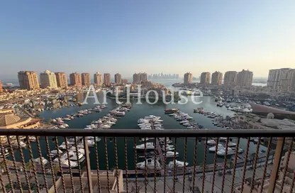 Apartment - 2 Bedrooms - 3 Bathrooms for rent in East Porto Drive - Porto Arabia - The Pearl Island - Doha