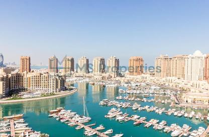 Apartment - 1 Bedroom - 2 Bathrooms for rent in West Porto Drive - Porto Arabia - The Pearl Island - Doha
