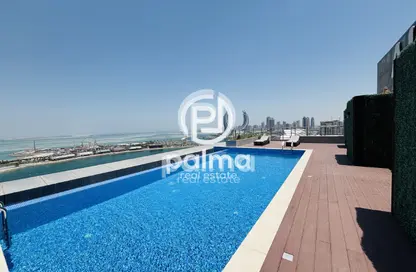 شقة - 2 غرف نوم - 4 حمامات للايجار في برج مارينا 02 - منطقة المارينا - الوسيل