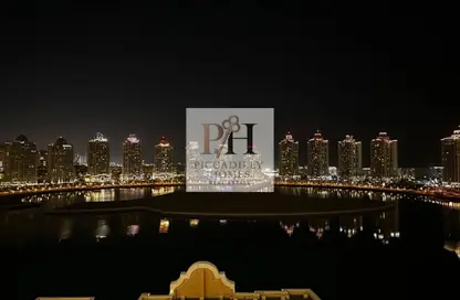 شقة - 3 غرف نوم - 5 حمامات للايجار في 27 برج - فيفا بحرية - جزيرة اللؤلؤة - الدوحة