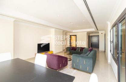 Apartment - 1 Bedroom - 2 Bathrooms for rent in West Porto Drive - Porto Arabia - The Pearl Island - Doha Apartment - 1 Bedroom - 2 Bathrooms for rent in West Porto Drive - Porto Arabia - The Pearl Island - Doha