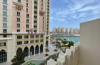 Hotel Apartments - 1 Bedroom - 2 Bathrooms for rent in Viva West - Viva Bahriyah - The Pearl Island - Doha