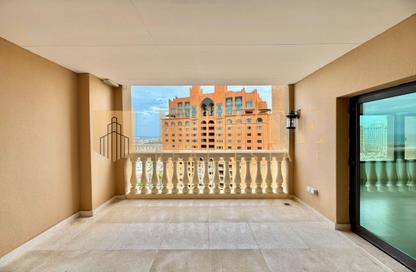 Apartment - 2 Bedrooms - 3 Bathrooms for rent in East Porto Drive - Porto Arabia - The Pearl Island - Doha