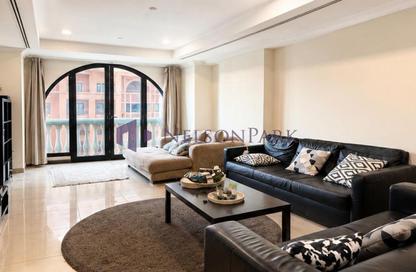 Apartment - 1 Bedroom - 2 Bathrooms for rent in East Porto Drive - Porto Arabia - The Pearl Island - Doha