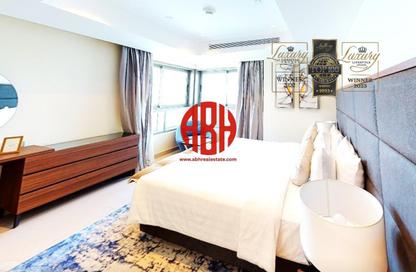 Apartment - 3 Bedrooms - 4 Bathrooms for rent in Abraj Bay - Abraj Quartiers - The Pearl Island - Doha