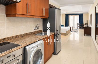 Apartment - Studio - 1 for rent in West Porto Drive - Porto Arabia - The Pearl Island - Doha Apartment - Studio - 1 for rent in West Porto Drive - Porto Arabia - The Pearl Island - Doha
