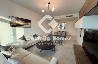 Apartment - 2 Bedrooms - 3 Bathrooms for rent in Lusail Marina Heights - Marina District - Lusail