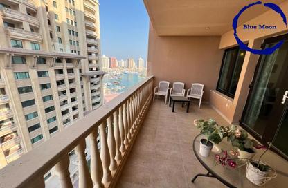 Apartment - 3 Bedrooms - 4 Bathrooms for sale in East Porto Drive - Porto Arabia - The Pearl Island - Doha Apartment - 3 Bedrooms - 4 Bathrooms for sale in East Porto Drive - Porto Arabia - The Pearl Island - Doha