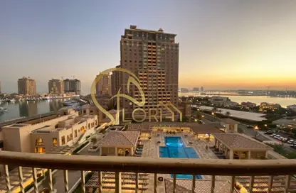 Apartment - 2 Bedrooms - 3 Bathrooms for sale in East Porto Drive - Porto Arabia - The Pearl Island - Doha