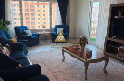 Hotel Apartments - 2 Bedrooms - 3 Bathrooms for rent in Tower 10 - Porto Arabia - The Pearl Island - Doha