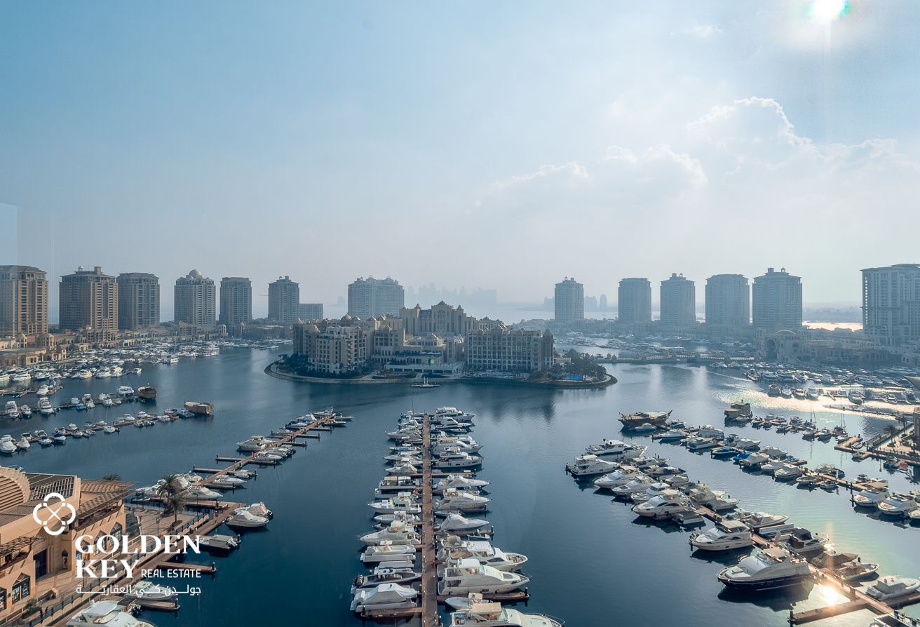 Full Marina View| Semi-Furnished 2BR |Porto Arabia
