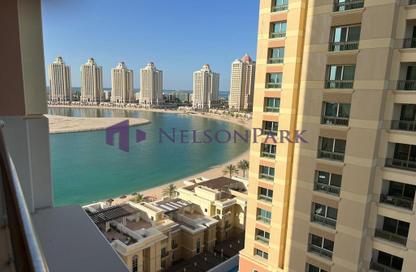 Apartment - Studio - 1 Bathroom for rent in Al Mutahidah Tower - Viva Bahriyah - The Pearl Island - Doha