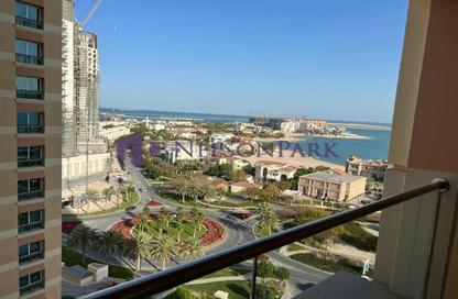 Apartment - Studio - 1 Bathroom for rent in Al Mutahidah Tower - Viva Bahriyah - The Pearl Island - Doha