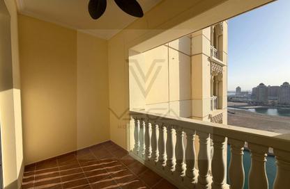 Apartment - Studio - 1 Bathroom for rent in Viva West - Viva Bahriyah - The Pearl Island - Doha