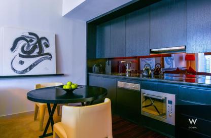 Hotel Apartments - 1 Bedroom - 1 Bathroom for rent in W Doha Hotel  and  Residences - Diplomatic Street - West Bay - Doha