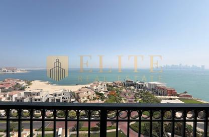 Apartment - 2 Bedrooms - 3 Bathrooms for rent in Viva West - Viva Bahriyah - The Pearl Island - Doha