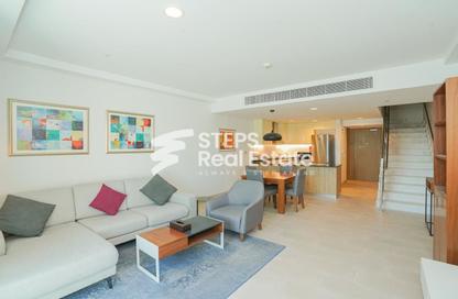 Apartment - 1 Bedroom - 2 Bathrooms for rent in Viva West - Viva Bahriyah - The Pearl Island - Doha