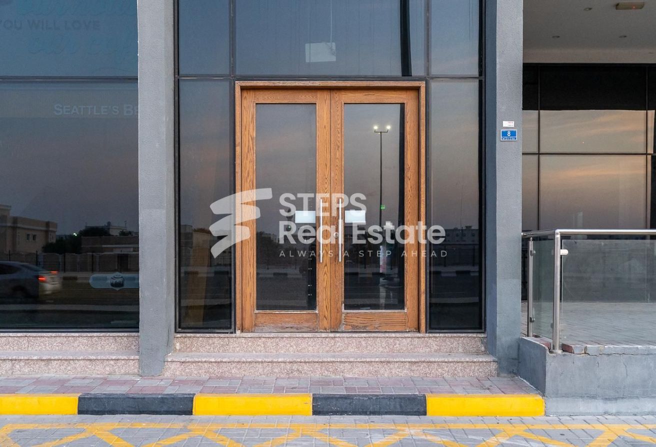 Ground Floor Shop with Mezzanine for Rent