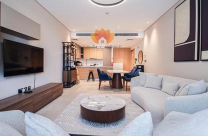 Apartment - 2 Bedrooms - 3 Bathrooms for rent in Lusail Marina Heights - Marina District - Lusail