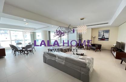 Apartment - 1 Bedroom - 2 Bathrooms for rent in Lusail Marina Heights - Marina District - Lusail