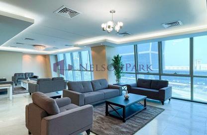 Apartment - 3 Bedrooms - 5 Bathrooms for rent in Zig Zag Tower B - Zig Zag Towers - West Bay - Doha