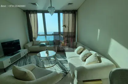 Apartment - 1 Bedroom - 2 Bathrooms for rent in Zig Zag Tower B - Zig Zag Towers - West Bay - Doha