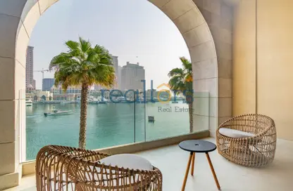 Duplex - 1 Bedroom - 2 Bathrooms for rent in The St. Regis Marsa Arabia Island - Marsa Arabia - The Pearl Island - Doha