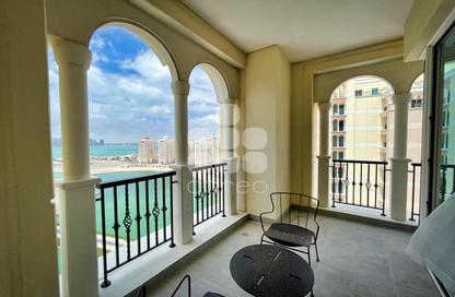 Apartment - 1 - 2 for rent in Viva West - Viva Bahriyah - The Pearl Island - Doha
