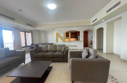 Apartment - 3 Bedrooms - 4 Bathrooms for rent in West Porto Drive - Porto Arabia - The Pearl Island - Doha