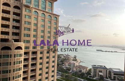 Apartment - 1 Bedroom - 2 Bathrooms for rent in East Porto Drive - Porto Arabia - The Pearl Island - Doha