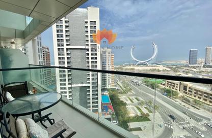 Apartment - 1 Bedroom - 2 Bathrooms for rent in Lusail Marina Heights - Marina District - Lusail