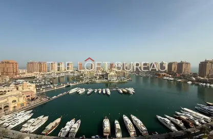 Apartment - 3 Bedrooms - 4 Bathrooms for rent in West Porto Drive - Porto Arabia - The Pearl Island - Doha