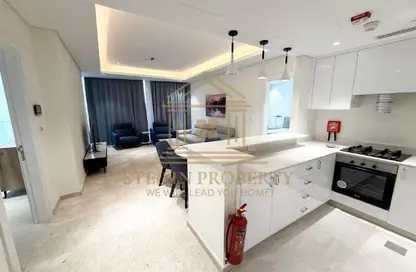 Apartment - 2 Bedrooms - 3 Bathrooms for rent in Lusail Marina Heights - Marina District - Lusail