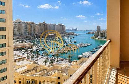 Apartment - 1 Bedroom - 2 Bathrooms for rent in East Porto Drive - Porto Arabia - The Pearl Island - Doha