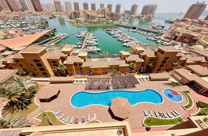 Apartment - 2 Bedrooms - 3 Bathrooms for sale in East Porto Drive - Porto Arabia - The Pearl Island - Doha