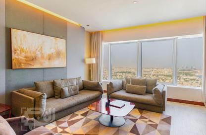 Hotel Apartments - 2 Bedrooms - 2 Bathrooms for rent in West Bay Tower - West Bay - West Bay - Doha