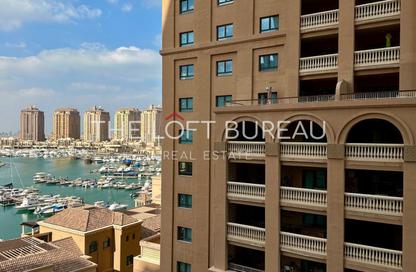 Apartment - Studio - 1 Bathroom for rent in East Porto Drive - Porto Arabia - The Pearl Island - Doha