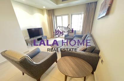 Apartment - 2 Bedrooms - 3 Bathrooms for rent in Lusail Marina Heights - Marina District - Lusail