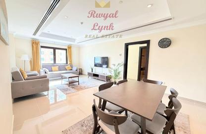Apartment - 1 Bedroom - 2 Bathrooms for rent in West Porto Drive - Porto Arabia - The Pearl Island - Doha