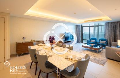 Apartment - 2 Bedrooms - 3 Bathrooms for rent in Abraj Bay - Abraj Quartiers - The Pearl Island - Doha